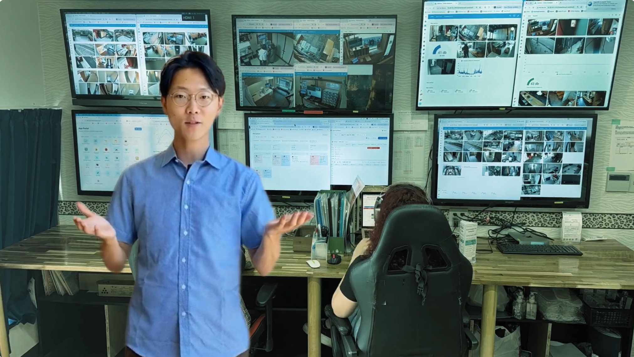 The Control Centre, where the group's properties are monitored remotely